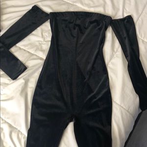 Velvet jumpsuit